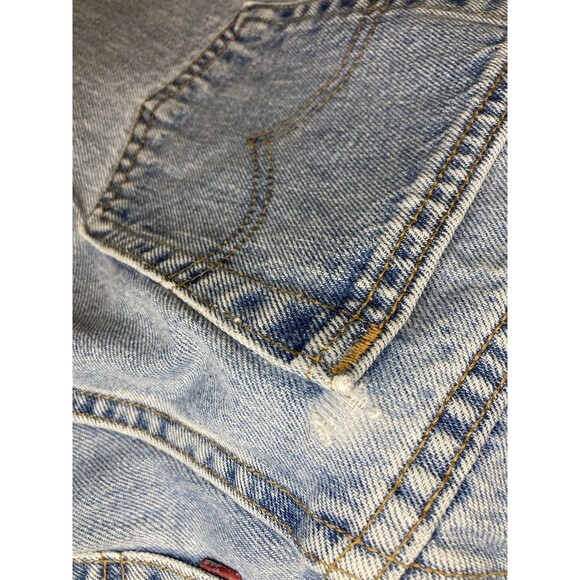 VTG 90s Levi's 550 Relaxed Fit Tapered Leg Jeans Red Tab Women's 11 JR M 30X30.5 - Picture 4 of 16